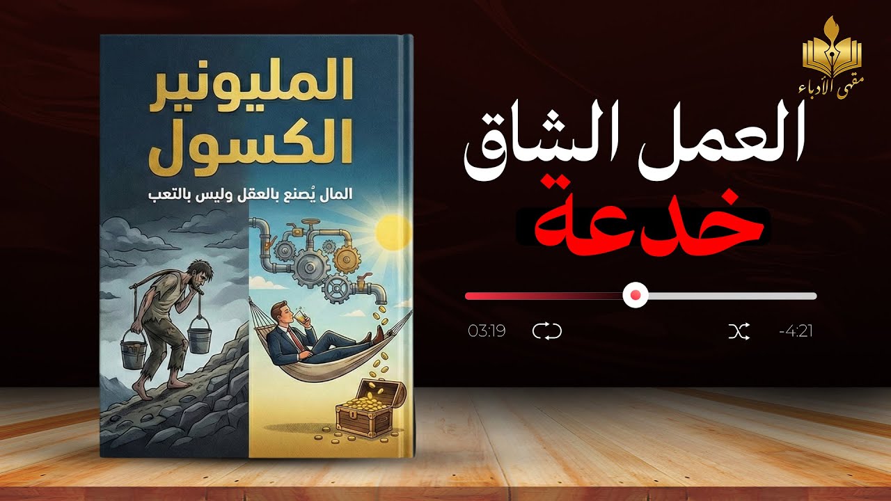 خدعة العمل الشاق: كيف يصبح الكسالى أثرياء؟ (ملخص كتاب المليونير الكسول) 💰