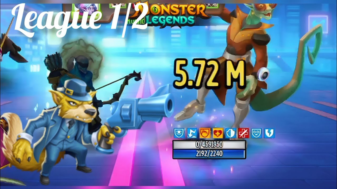 DEFEATING LEAGUE 1 AND 2 FUGITIVE | FLESHCORE | MONSTER LEGENDS