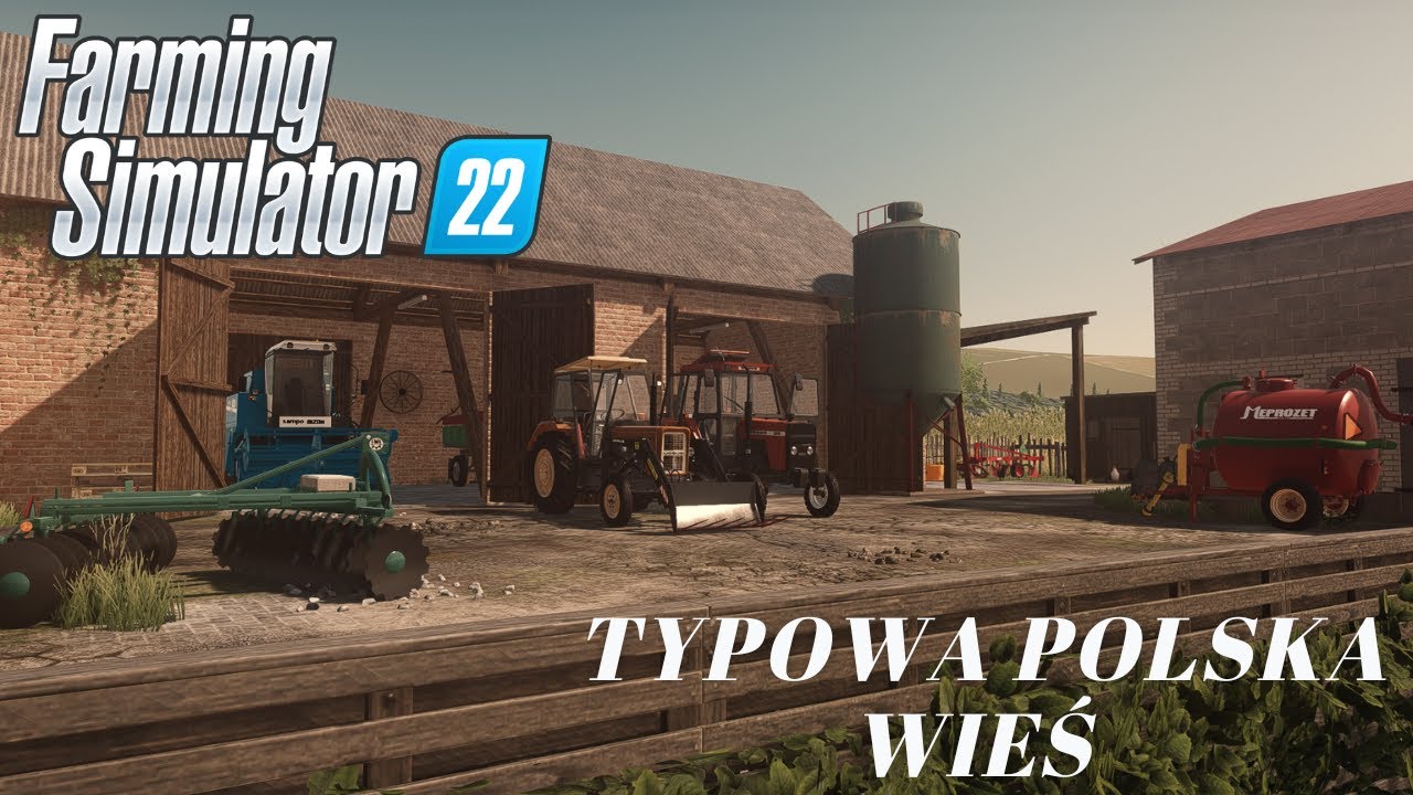 Typowa Polska Wieś🚜Sezon 1☆ Farming Simulator 22☆Prezentacja Gospodarstwo i BIZON Sampo w rzepak [1]