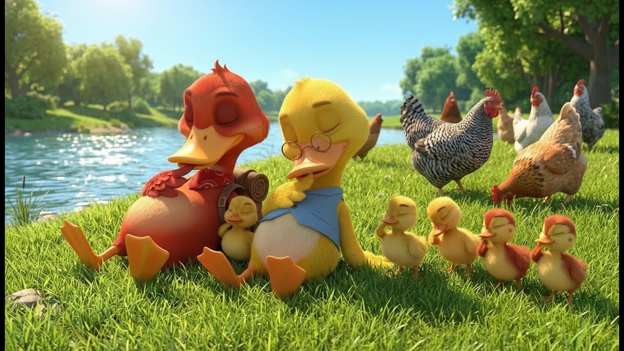 The Heartwarming Journey of Flick & Gabel | A Healing Farm Story 🦆❤️