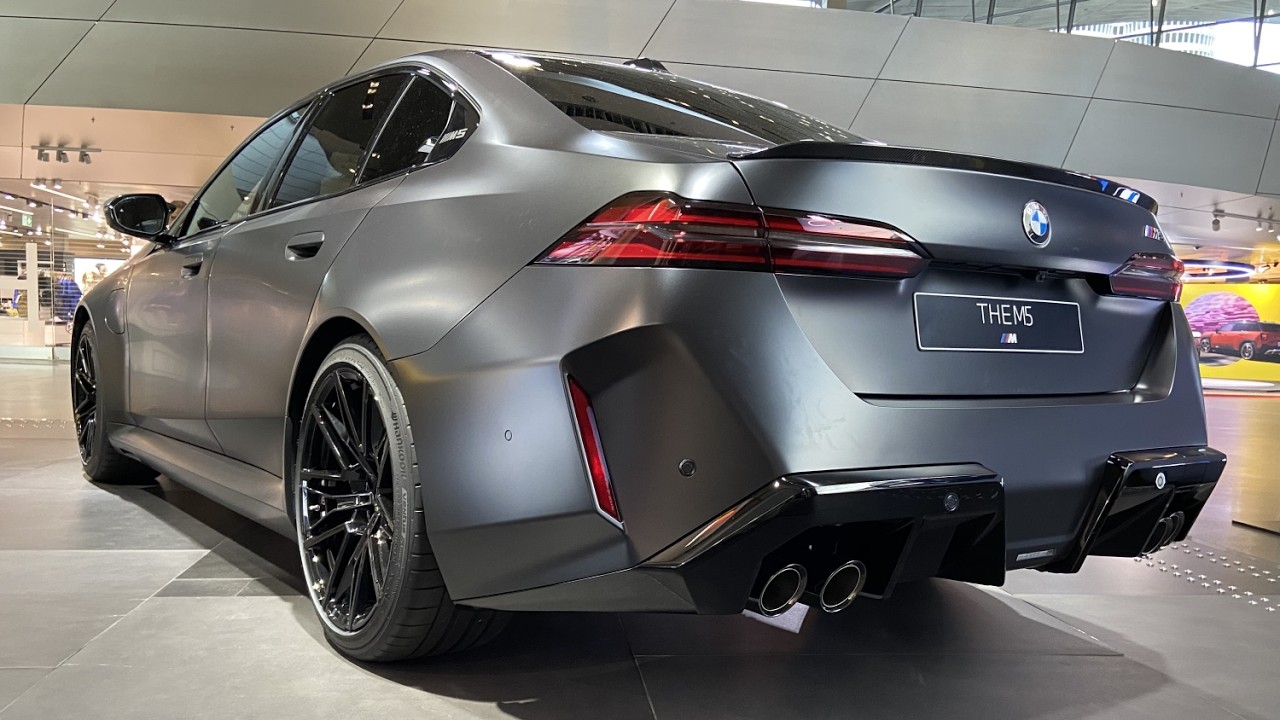2025 BMW M5 in Frozen Deep Grey Metallic