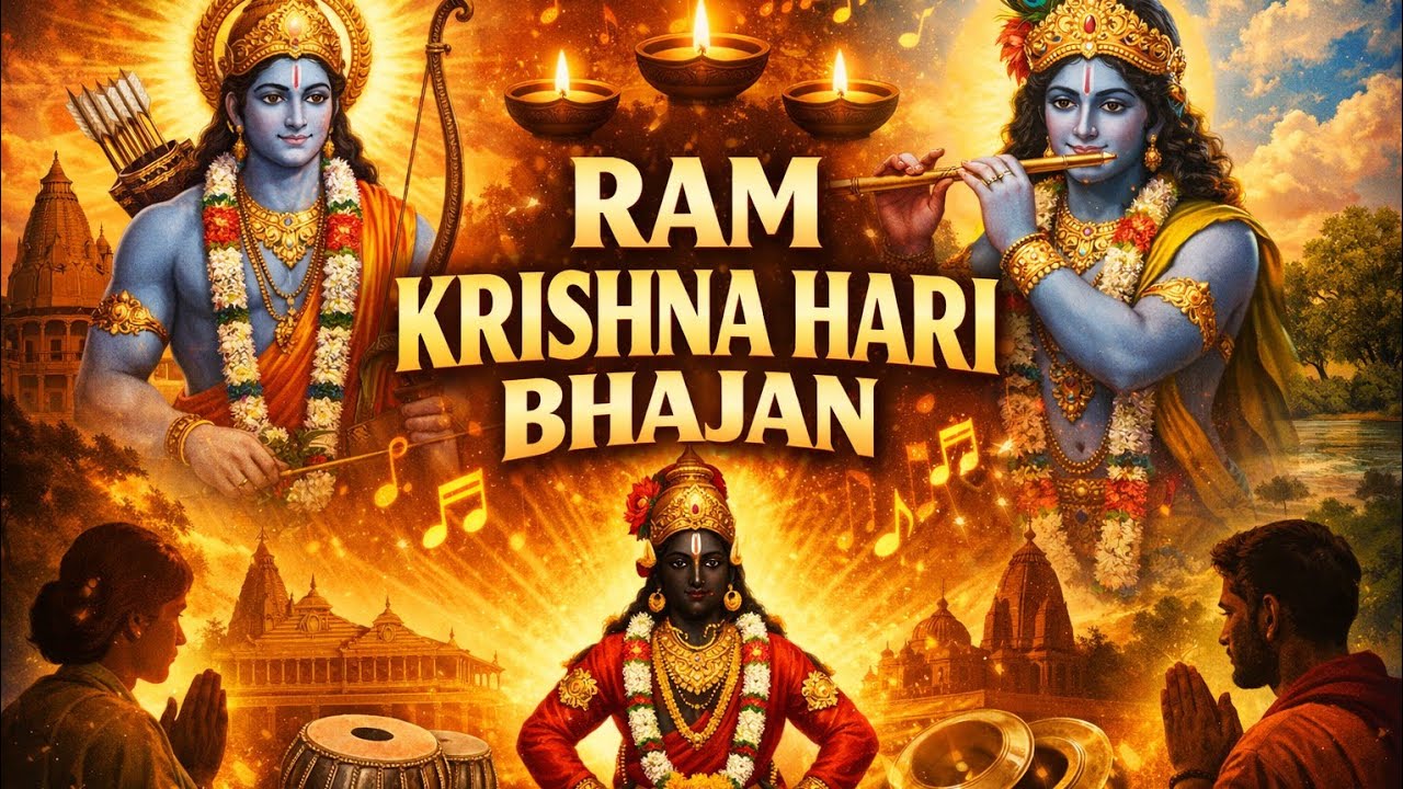 Ram Krishna Hari Soulful  Kirtan | Peaceful Mystical Divine | Feels like ISKCON temple divine kirtan