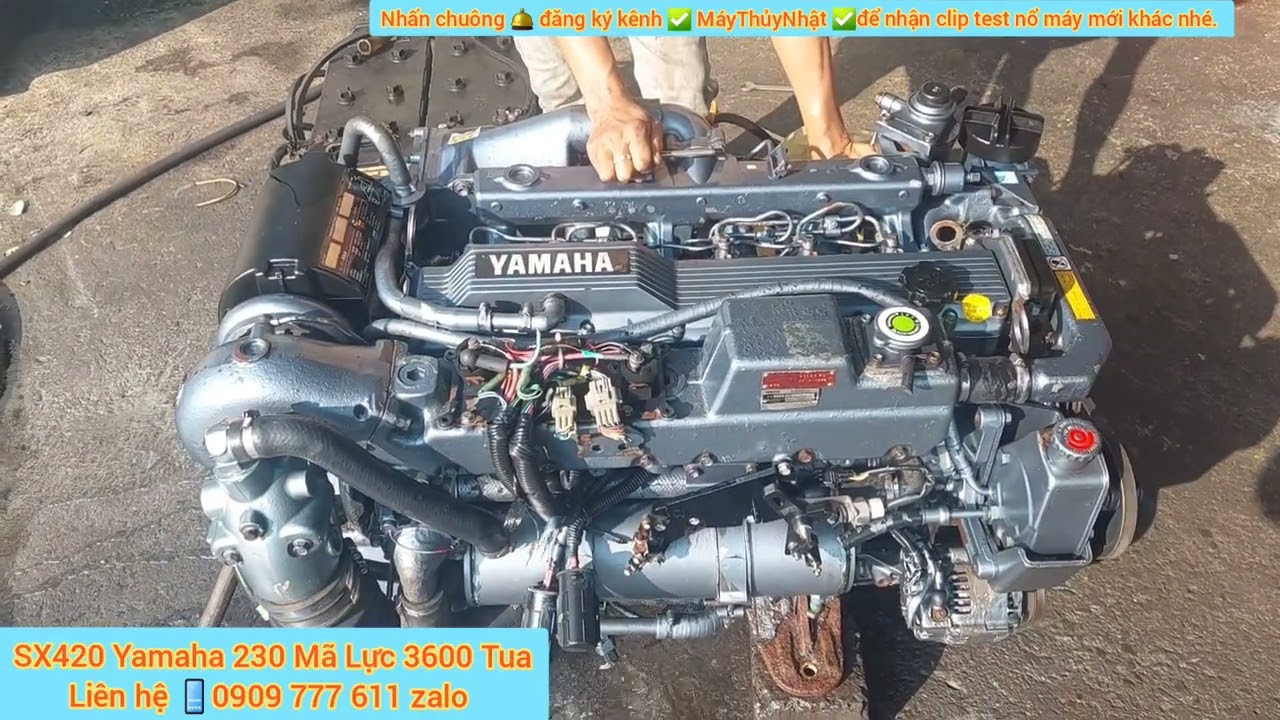 Động Cơ Cao Tốc 3600 Tua 230 Mã Lực Yamaha SX420 Trọng Lượng Cực Kỳ Nhè Tiếng Nổ Ré Tai