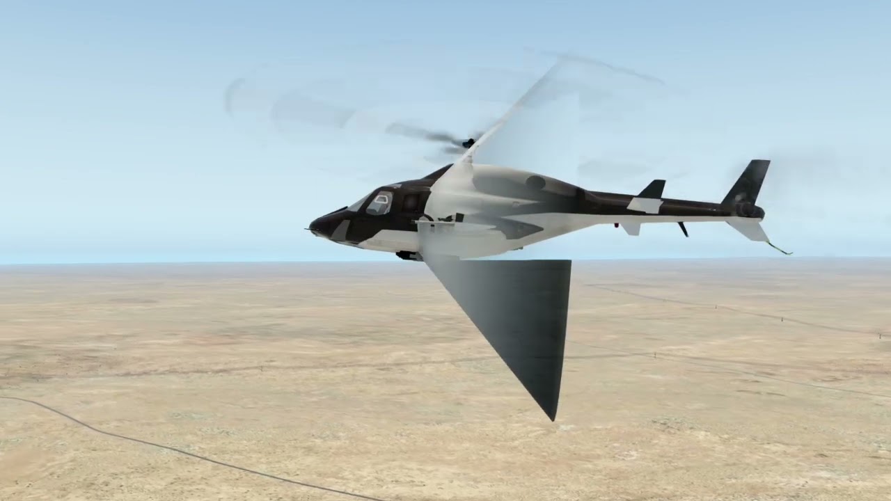 X-Plane 11.55: Airwolf in Libya