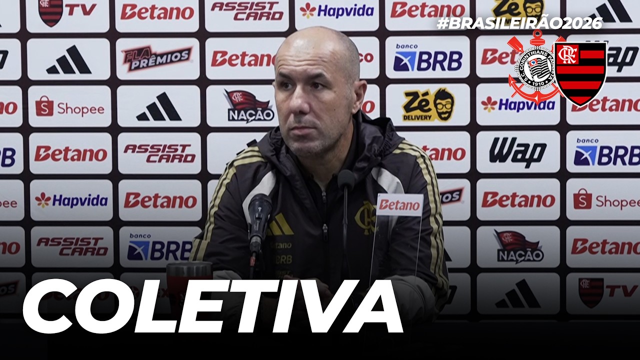 LEONARDO JARDIM | COLETIVA P&Oacute;S-JOGO | CORINTHIANS 1 X 1 FLAMENGO | BRASILEIR&Atilde;O (22/03/26)