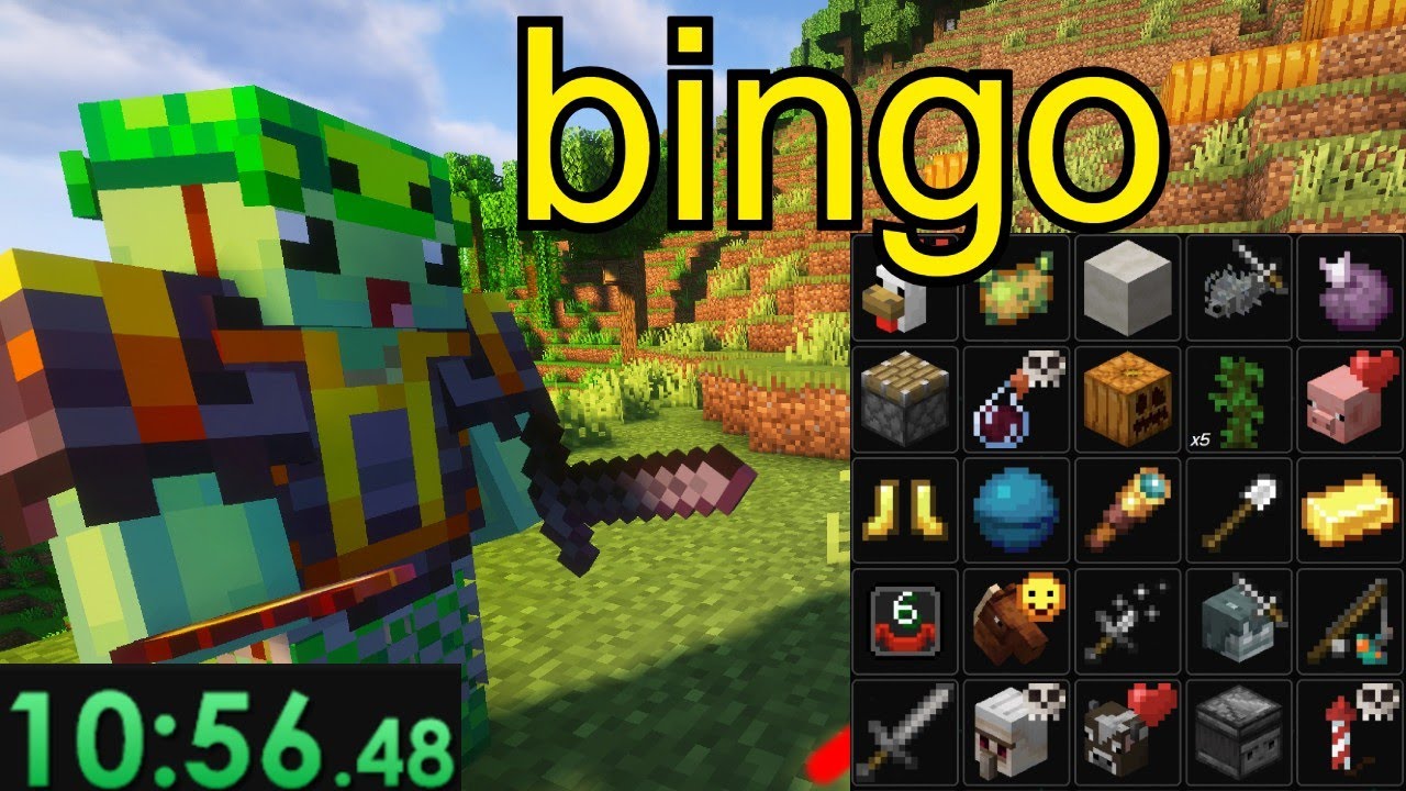 Minecraft Lockout Bingo with @SolRikJuicebox