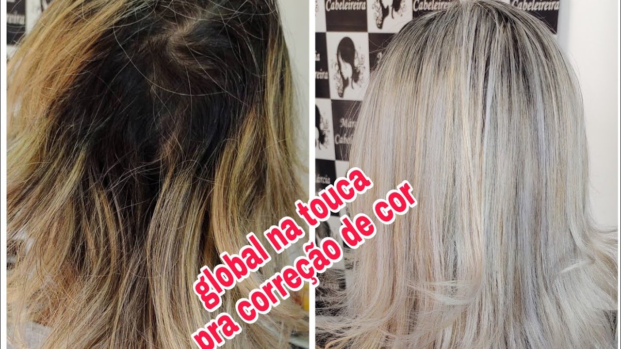 global na touca  pra  correção de cor ,passo a passo completo