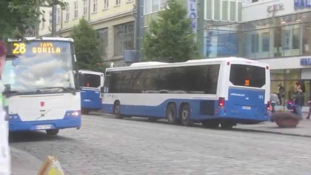 Buses in Tampere, Finland 2014 - Bussit Tampereella