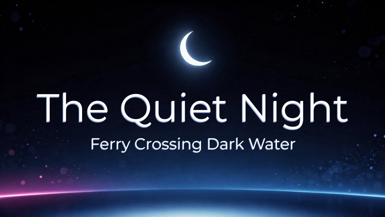 Whispered Night Story – The Quiet Night Ferry Crossing Dark Water