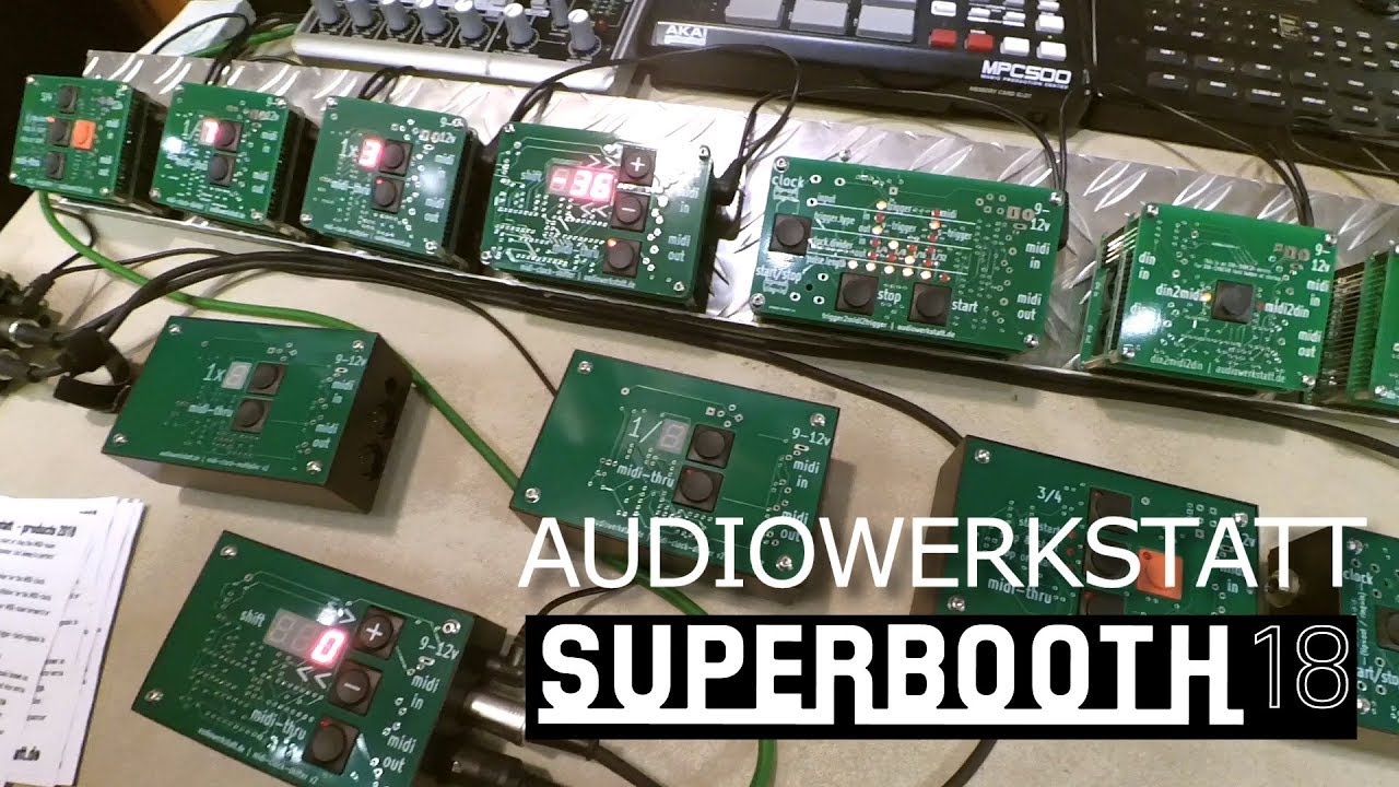 Audiowerkstatt: невероятно полезные MIDI-приборы (Superbooth 2018)