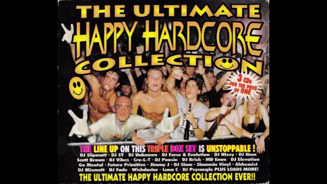 THE ULTIMATE HAPPY HARDCORE COLLECTION (UNSTOPPABLE BOXSET) (1996, CD)
