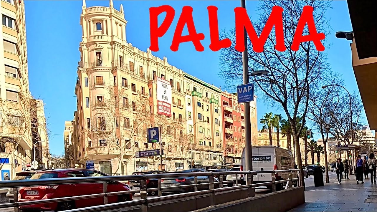 Palma Mallorca Walking Tour February 2026/ 4K UHD 