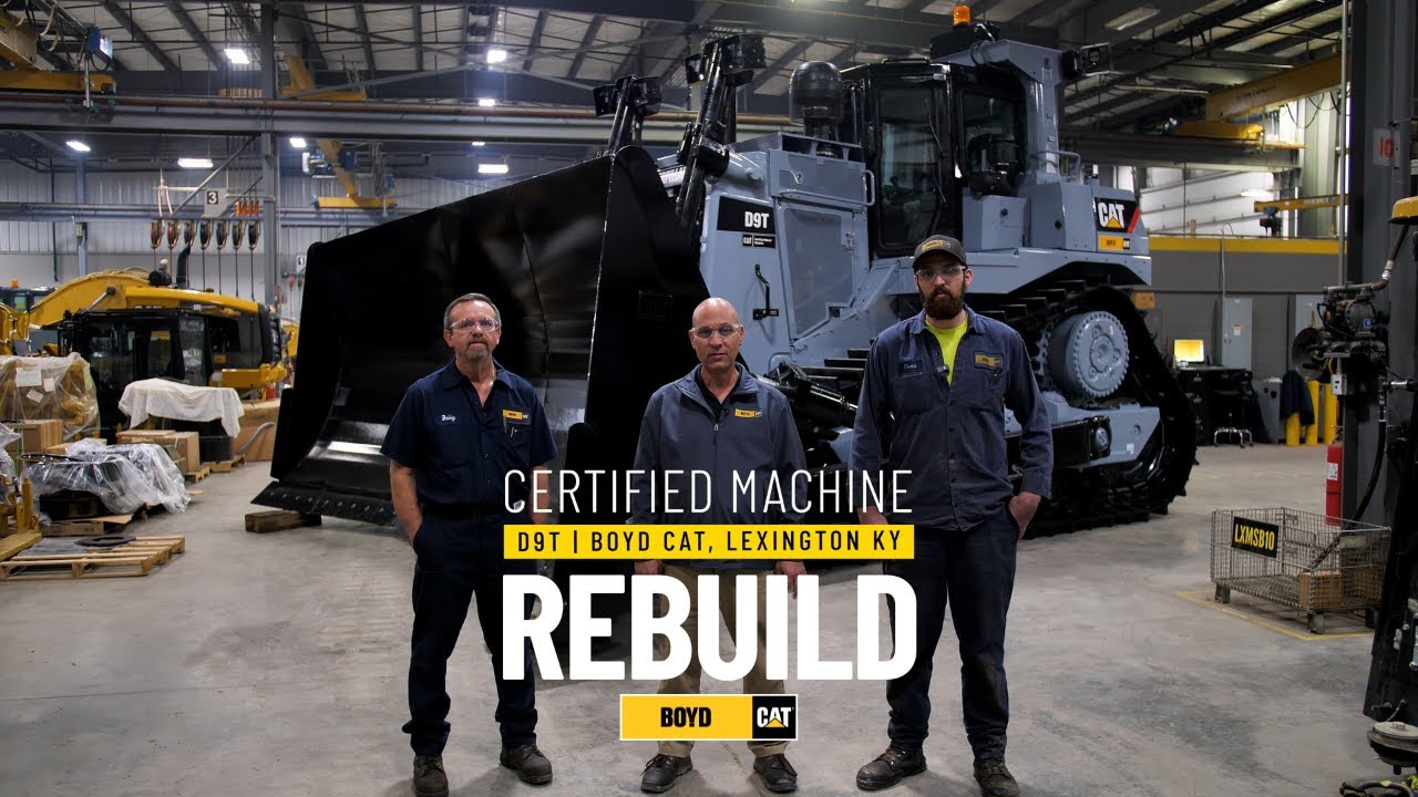 Caterpillar D9T Dozer Certified Machine Rebuild - Centennial Grey | Boyd CAT