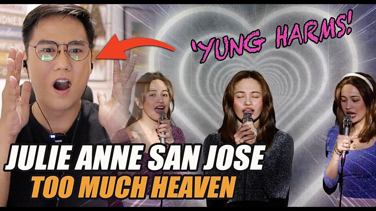 Julie Anne San Jose - Too Much Heaven (cover) | SINGER REACTION