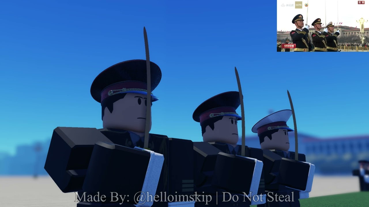 Chinese National Anthem 2024 but in ROBLOX