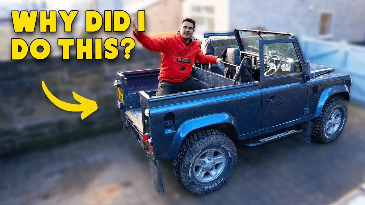 I TOOK THE ROOF OFF MY LAND ROVER DEFENDER!