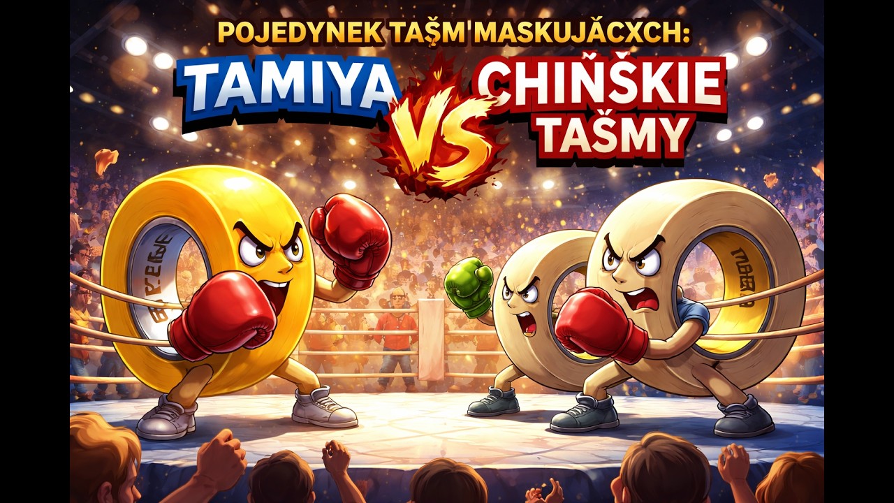 Tamiya vs Chiny - test taśm maskujących