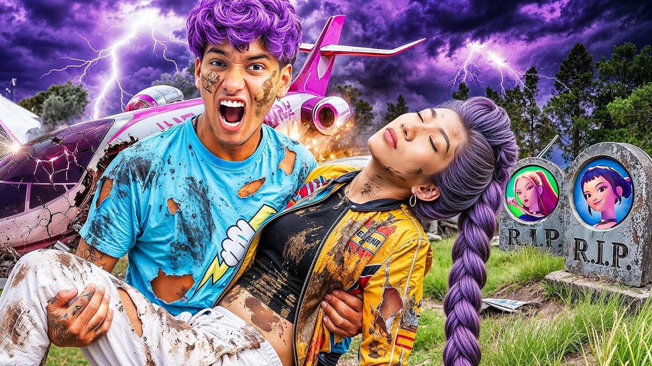 AS GUERREIRAS DO K-POP SOFRERAM UM ACIDENTE DE AVIÃO - HISTÓRIA COMPLETA COM AS VALENTONAS GÓTICAS