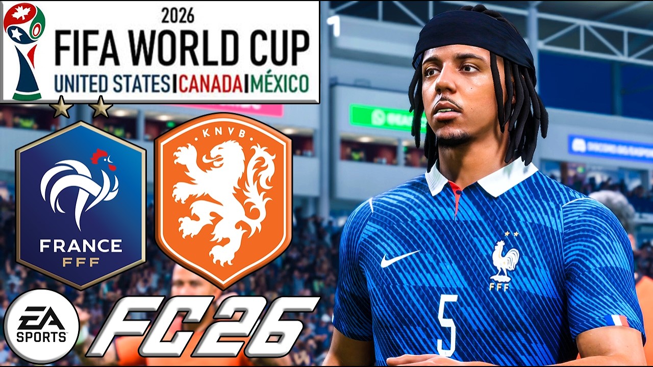 France vs Pays-Bas | Coupe du Monde 2026 | Match Complet | FC 26
