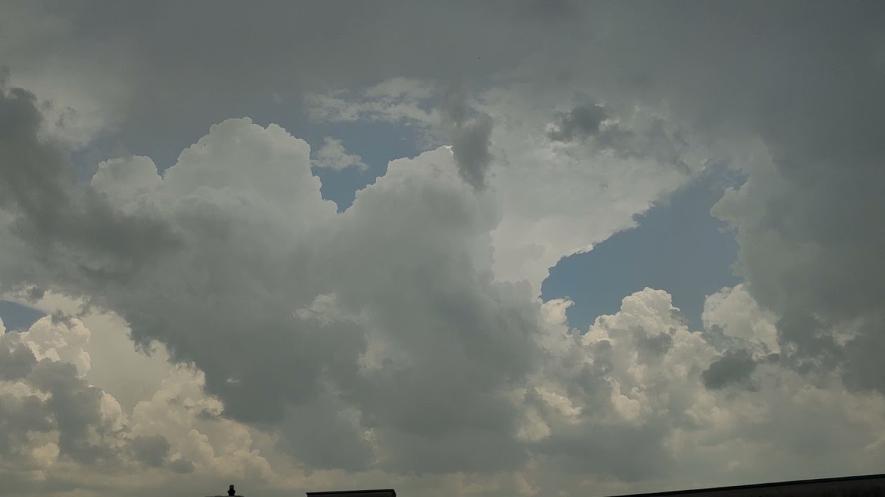Schwer Gewitter - Extreme Naheinschläge über Ingolstadt den 09.06.2021
