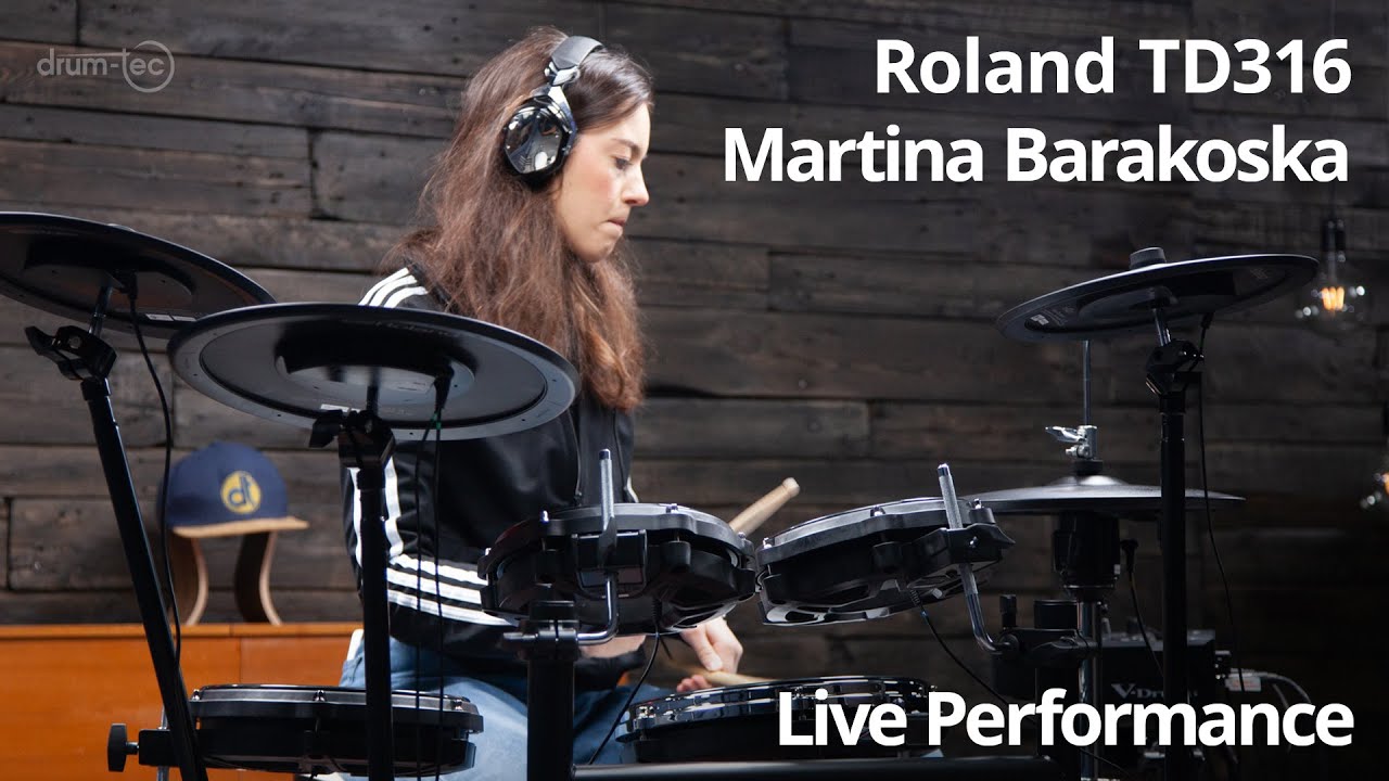 Roland TD316 Live Performance | Martina Barakoska - Weird Fishes