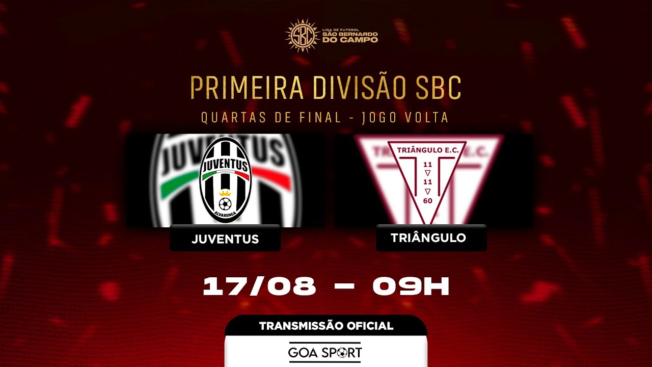 JUVENTUS ALVARENGA X TRIÂNGULO EC | QUARTAS DE FINAL | PRIMERA DIVISÃO DE SÃO BERNARDO DO CAMPO