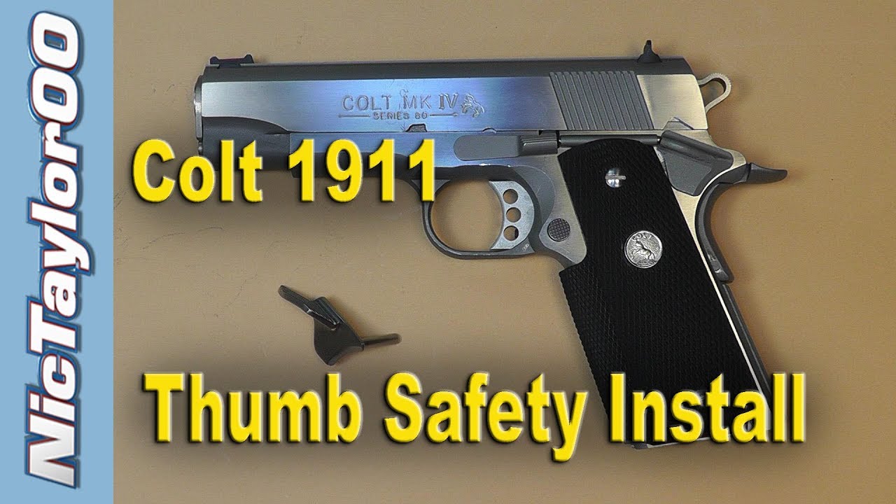 Colt 1911 Thumb Safety Install & Fitting (Upgrading to a Tactical Safety)
