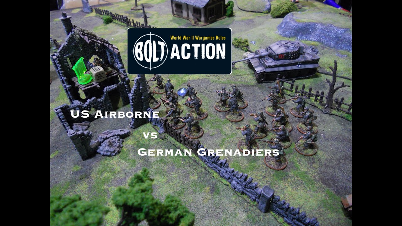 Bolt Action - US Airborne vs German Grenadiers (juego 3)