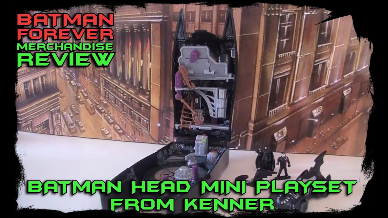 Batman Forever Merchandise Review - Batman Head Mini Playset from Kenner
