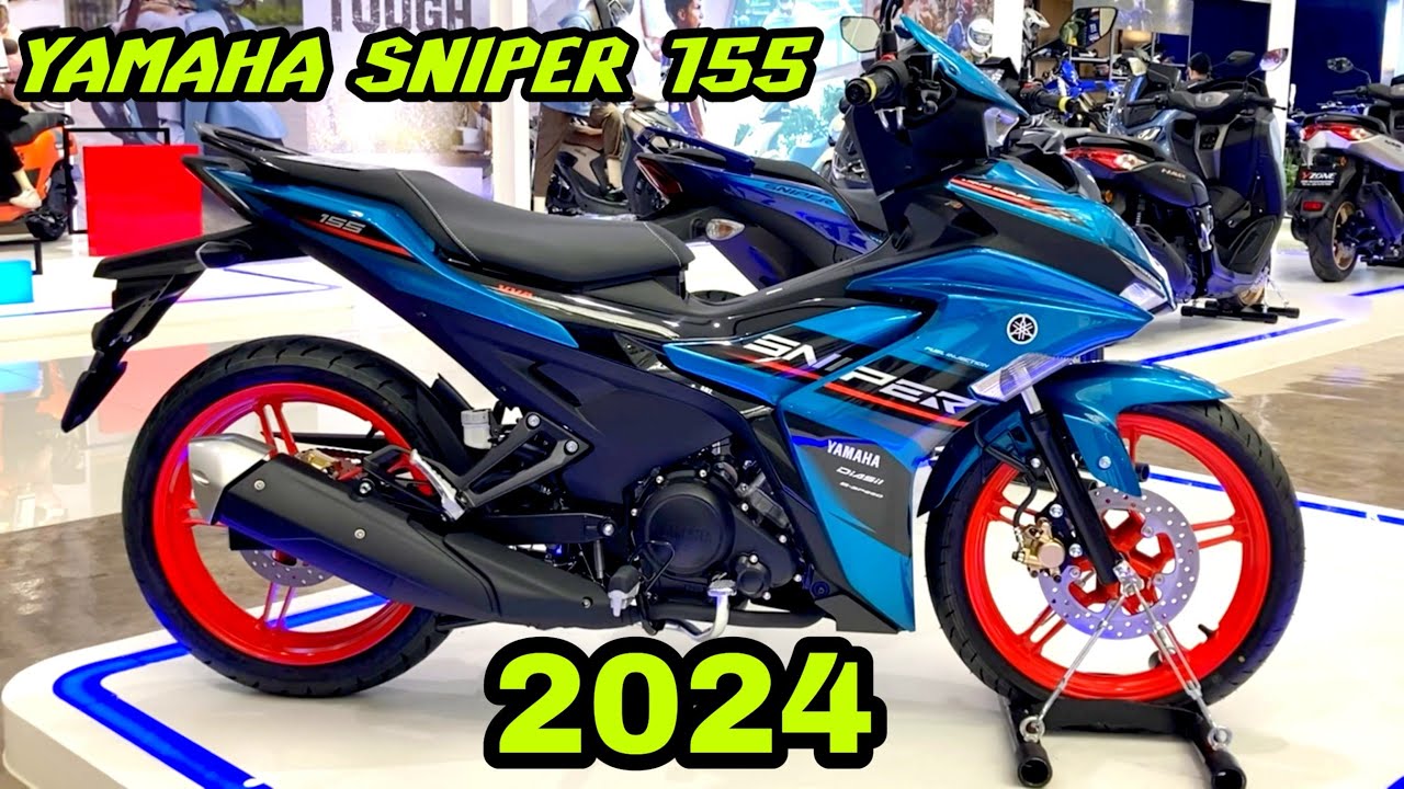 New Yamaha Sniper 155 2024 in New Color Cyan  | Walk-around