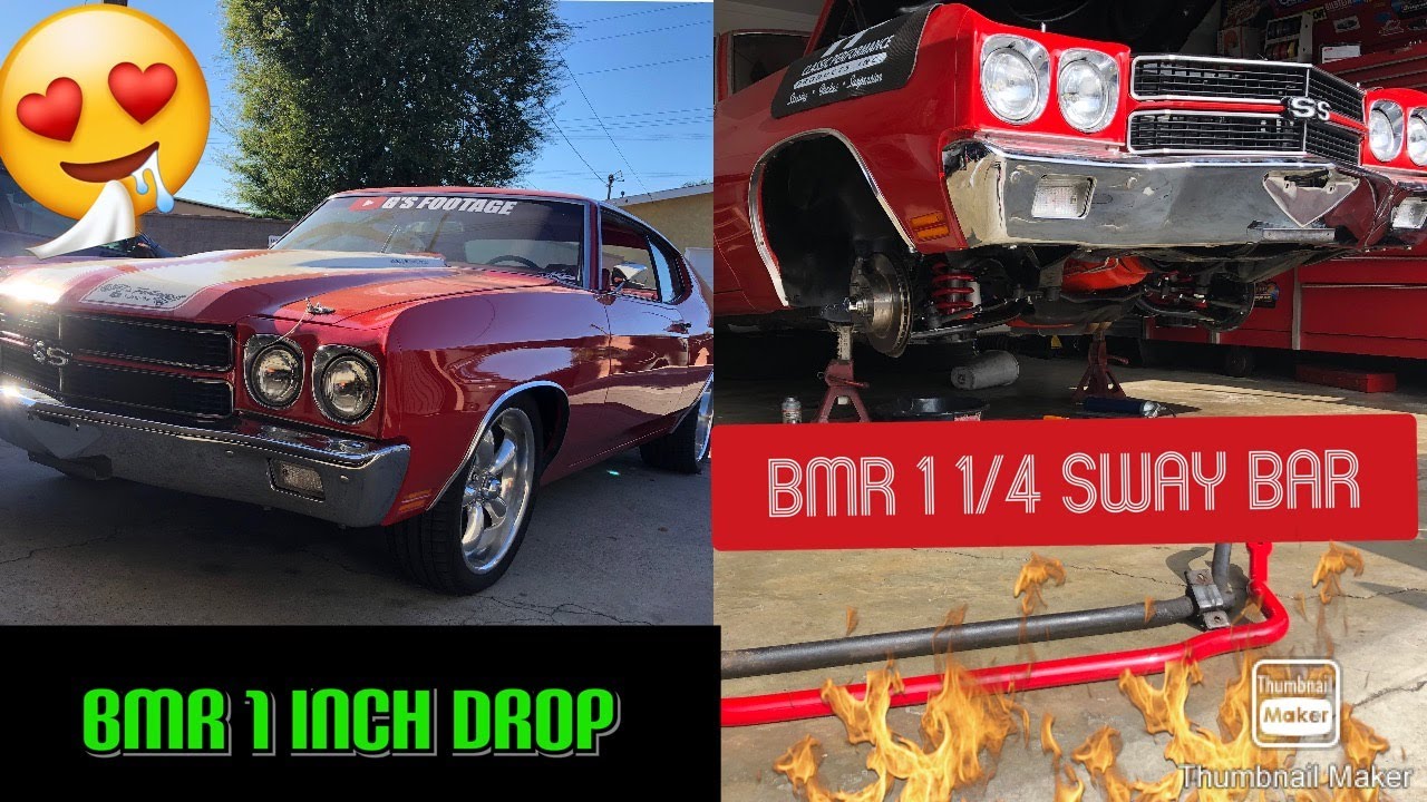 1970 Chevelle SS gets BMR drop springs and 1 1/4 sway bar