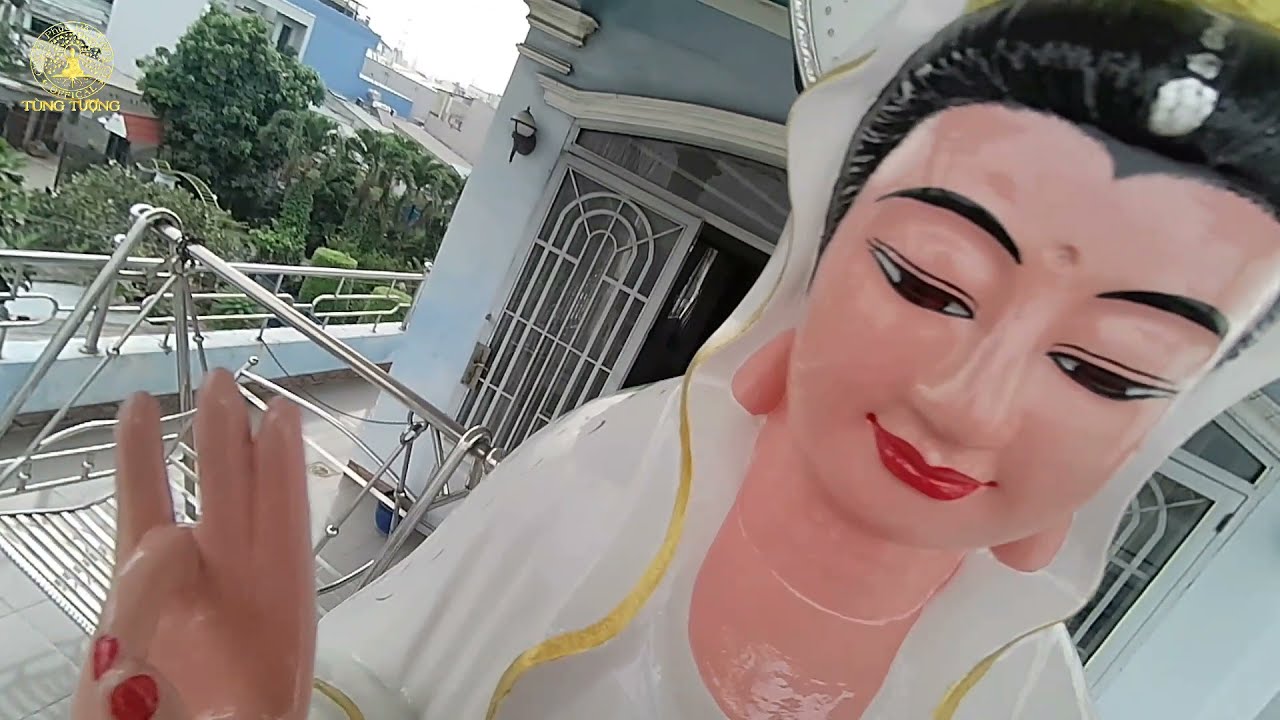Cách Sơn Đắp Y Tượng Quan Âm 1m6 Trong Một Ngày.