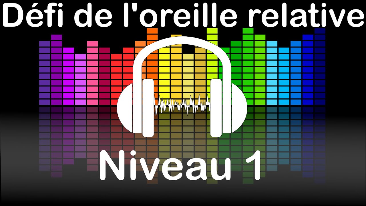 Défi de l'oreille relative - Niveau 1 - Apprendre à entendre les notes de musique, c'est possible!