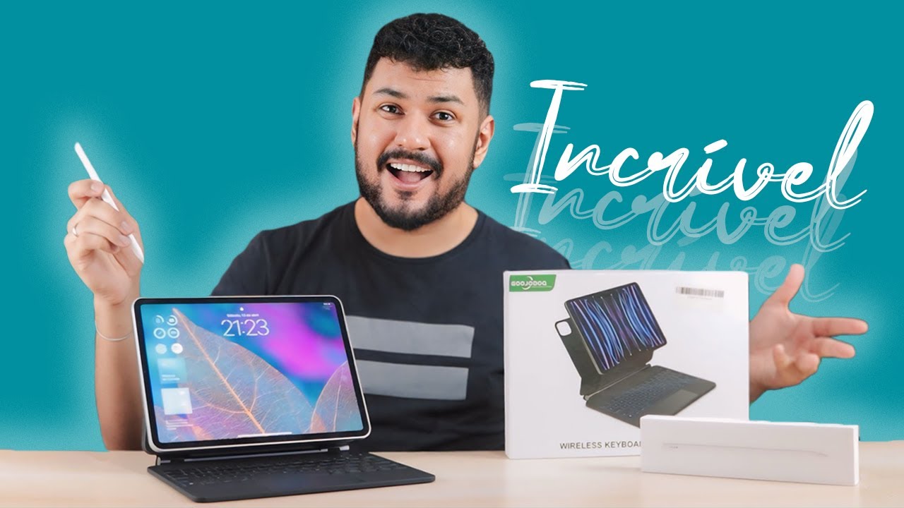 🤯 Comprei a replica perfeita da Apple Pencil 2 e do Magic Keyboard e me surpreendi! É fake mesmo?
