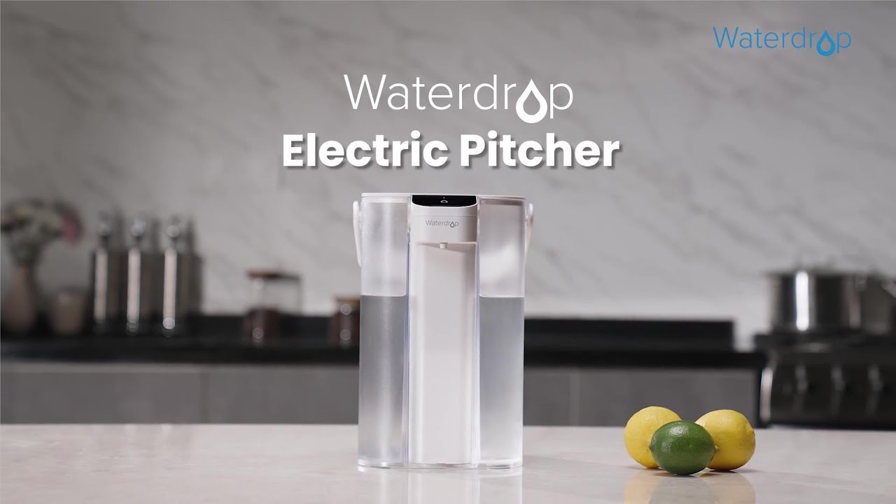 Introducing Waterdrop Electric Pitcher | Get Filtered Water in 1 Second (One-Touch Dispense)