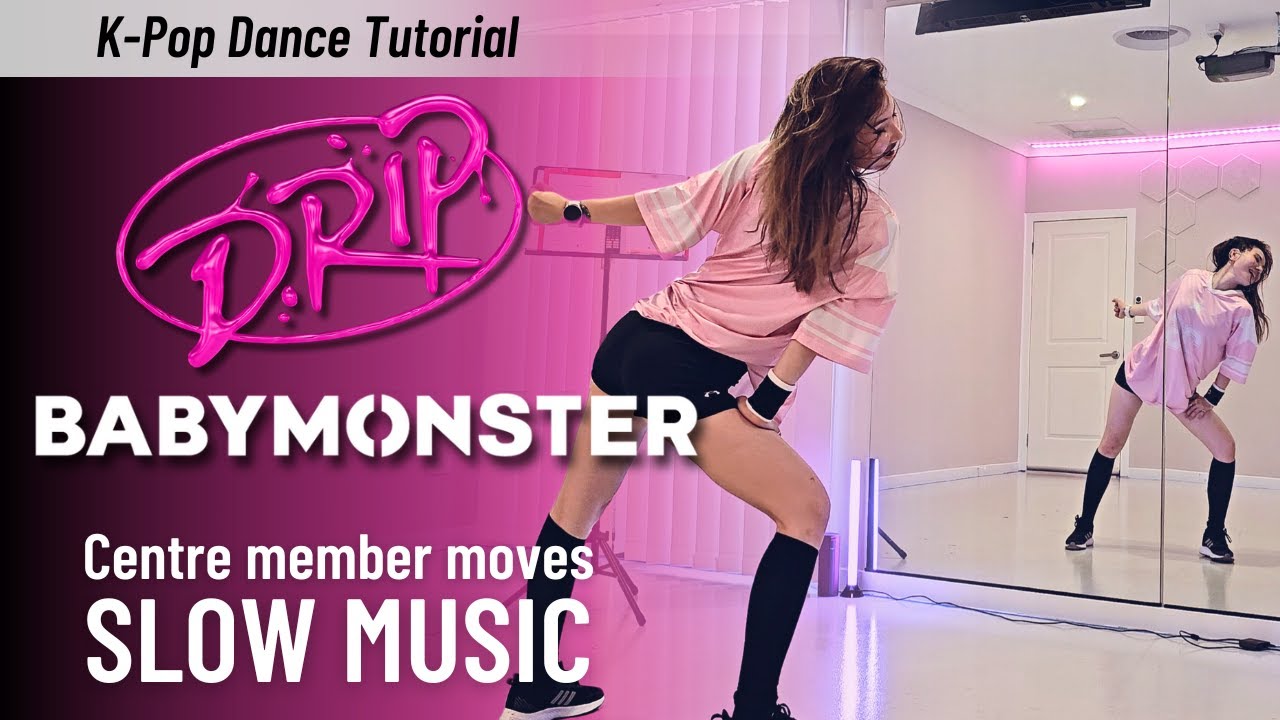 Practice and Master 'DRIP' by BABYMONSTER Full choreography with Music only (60%, 80%,& 100% Speed)