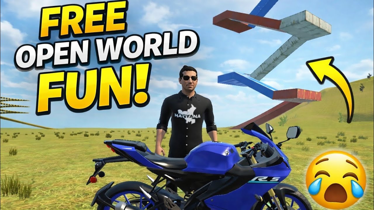 Open World Bike Game 🔥 Crazy Ramp Stunt Challenge | Full Gameplay Hindi