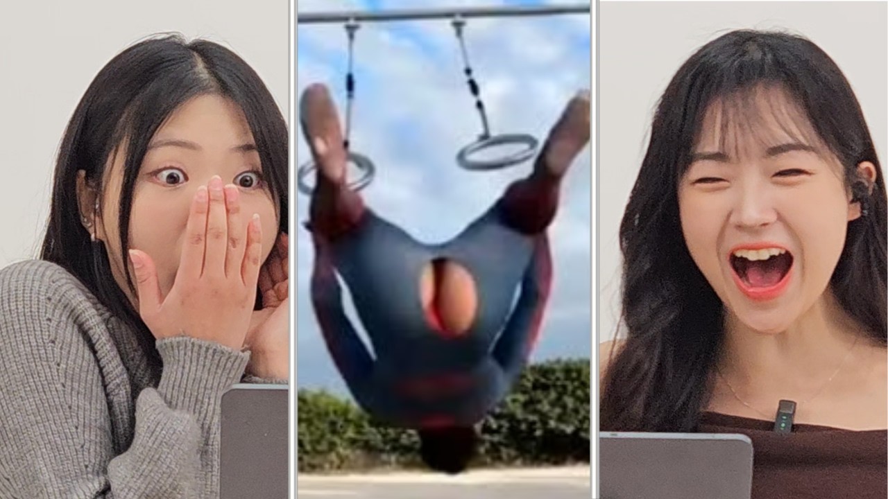 Koreans React to funny videos compilation  | CY