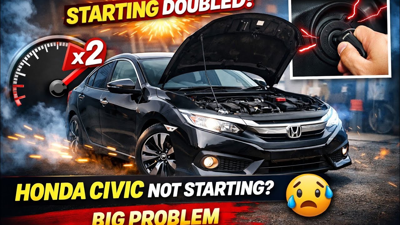 #HONDA CIVIC ENGINE #CRANKING BUT NO #STARTING 
