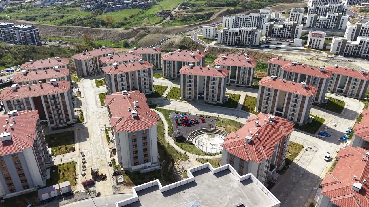 KAYAŞEHİR TOKİ 496. KONUT GÜNCEL DRON ÇEKİMİ HİLAL EMLAK