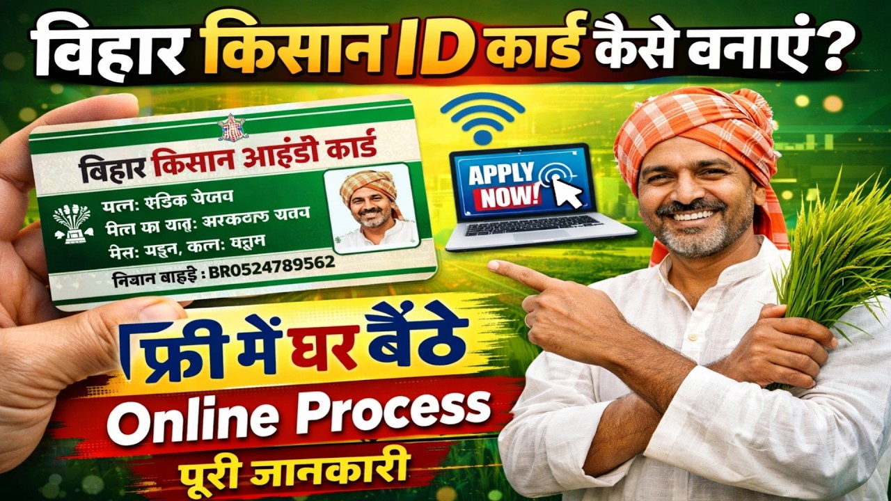 Farmer ID Card Kaise Banaye 2026 | Online Registration Step By Step | Bihar Farmer id card mobile se