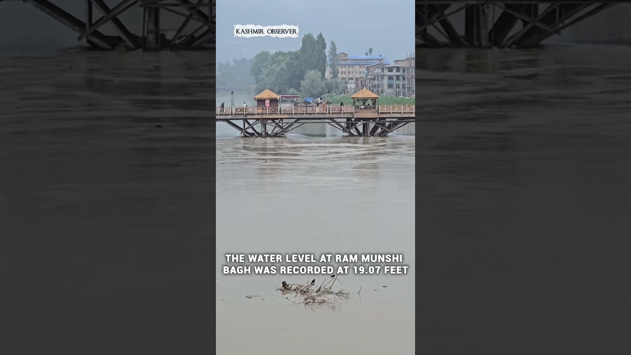 Jhelum Recedes, But Flood Alert Continues in Srinagar