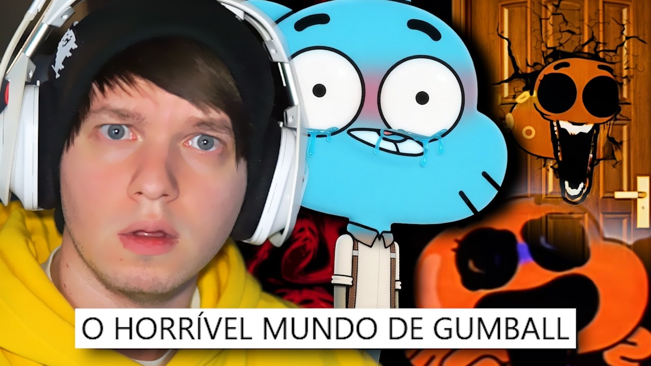 A bizarra animação de HORROR BRASILEIRA: O Horrível Mundo de Gumball