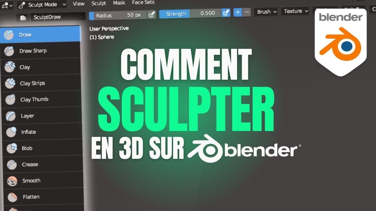 Apprendre la Sculpture 3D sur Blender - Tutoriel débutants