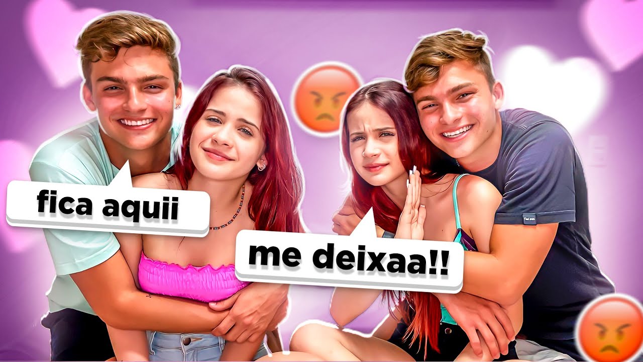 FINGI SER PEGAJOSO com a MARIA NICOLLY e com a MARIA EMANUELLY O DIA INTEIRO! •Irmãos Scribel•