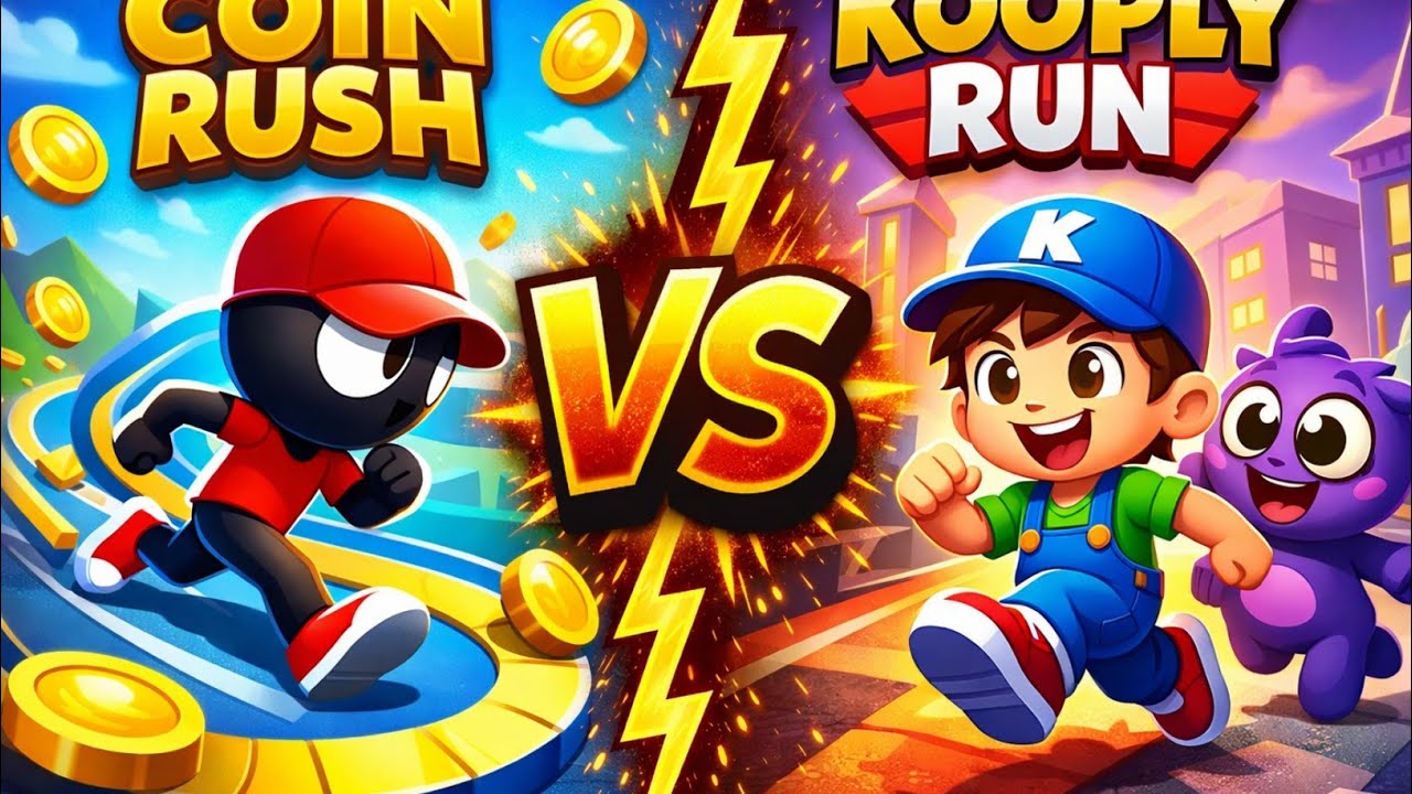 Coin Rush vs Kooply Run 🔥 Speed, Coins & Fun Comparison