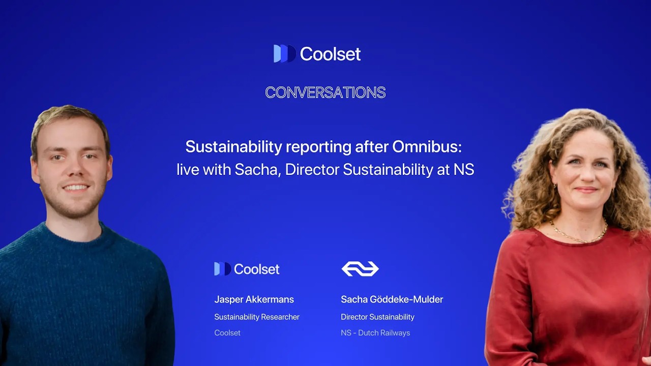 Coolset Conversation - Sacha Göddeke-Mulder, Director Sustainability at NS [full recording]