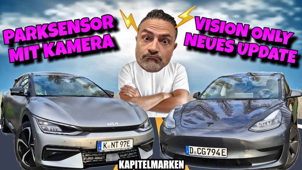 Tesla Model3 vs Kia EV6! Vision Only oder 360&deg; Kamera? Der Tiefgaragen Test.