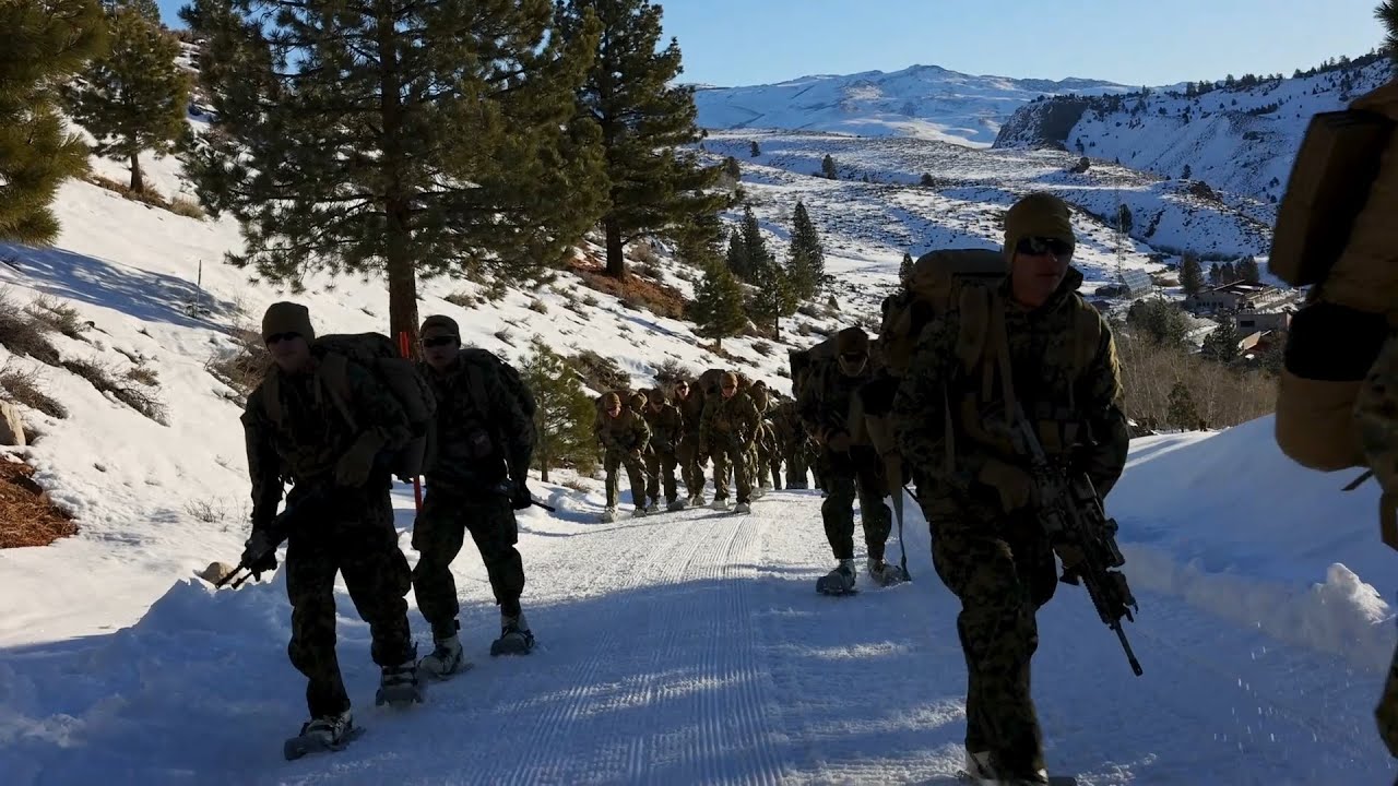 Mountain Warfare Training with U.S. Marines of 1st Marine Division