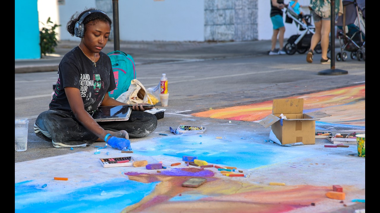 Lake Worth Beach Street Painting Festival